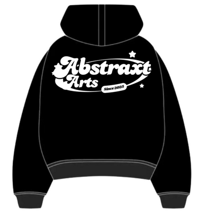 Abstraxt Zip Hoodie Puff Print